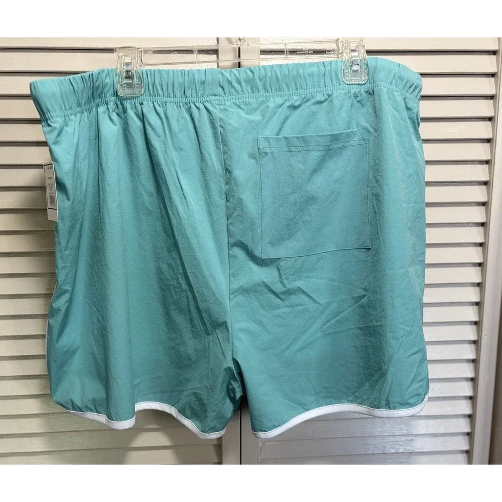 5B‎ Swim Shorts NWT Teal Mens Size 2XL Lined Elastic/Tie Waist Pockets